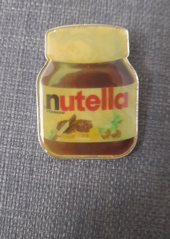 Sarı Pastel Nutella Rozet - Görsel 3