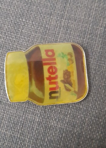 Sarı Pastel Nutella Rozet - Görsel 4