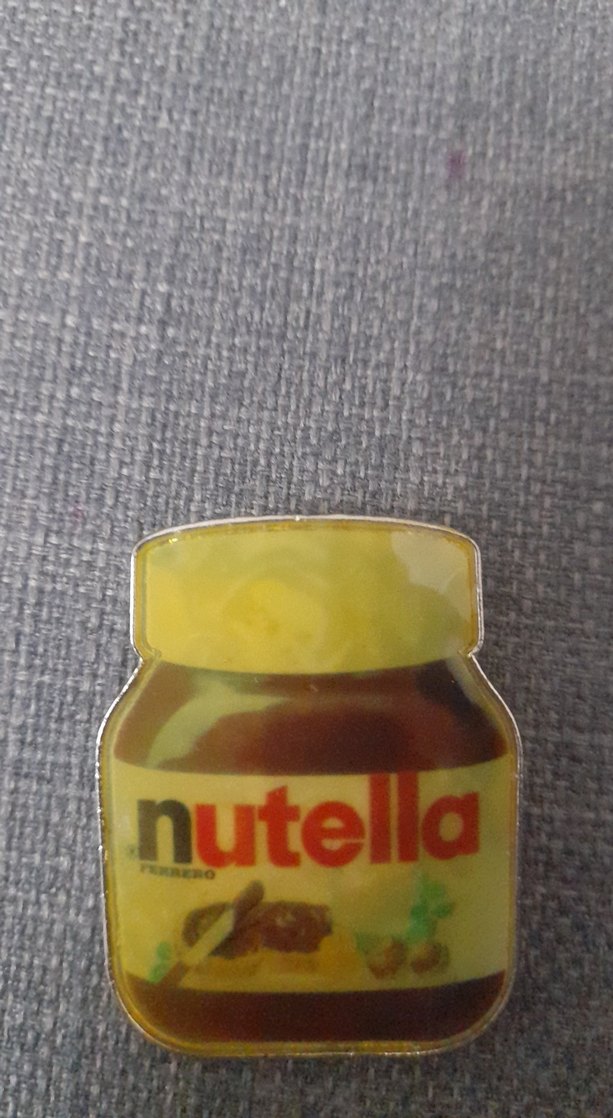 Sarı Pastel Nutella Rozet - Görsel 2
