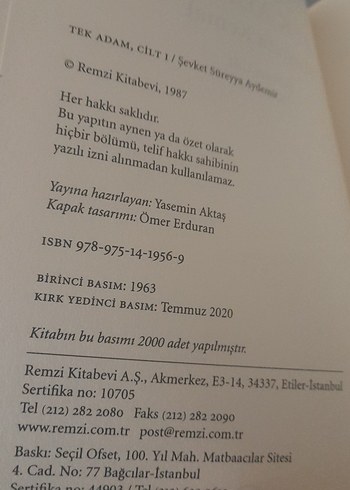 Tek Adam Roman Seti - 3 Cilt - Görsel 14