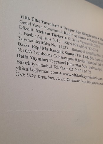 Uçuşur Ege Rüzgarında/Haluk Şahin/Yitik Ülke Y. - Görsel 16