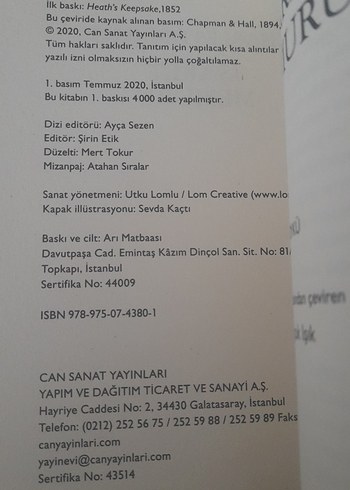 İşaret Memuru/Charles Dıckens/Can yayınları - Görsel 7