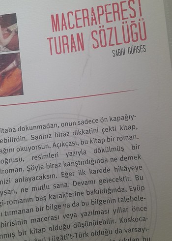 Maceraperest Turan Sözlüğü Kitabı - Sabri Gürses - Görsel 8