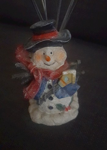 Kardan Adam Figürlü Fotoğraf Tutucu - Görsel 3