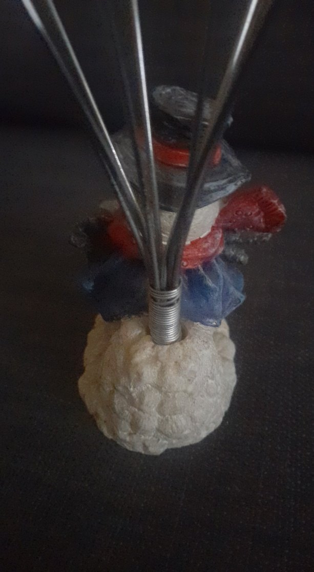 Kardan Adam Figürlü Fotoğraf Tutucu - Görsel 5