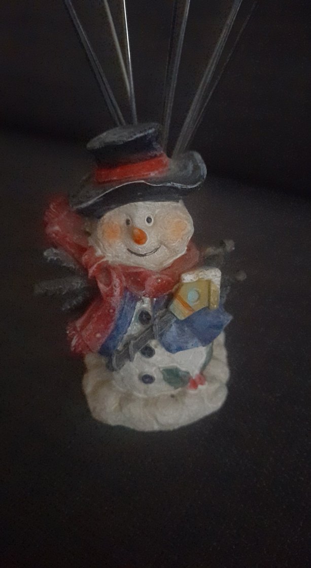 Kardan Adam Figürlü Fotoğraf Tutucu - Görsel 3