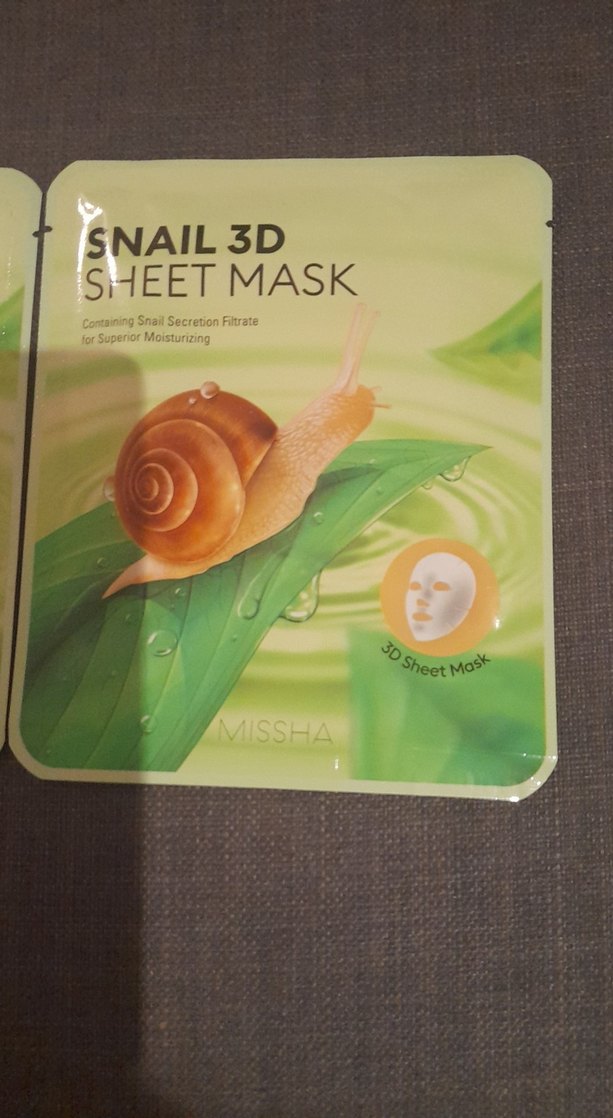 Salyangoz Özlü 3D Yaprak Maske - Görsel 3