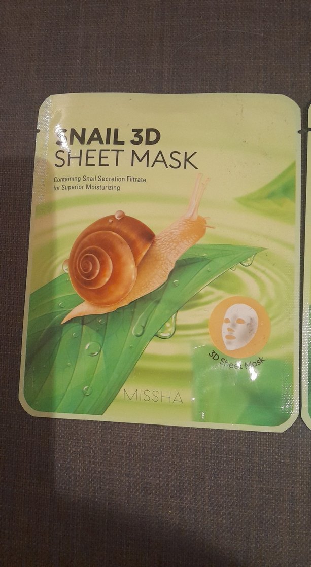 Salyangoz Özlü 3D Yaprak Maske - Görsel 2