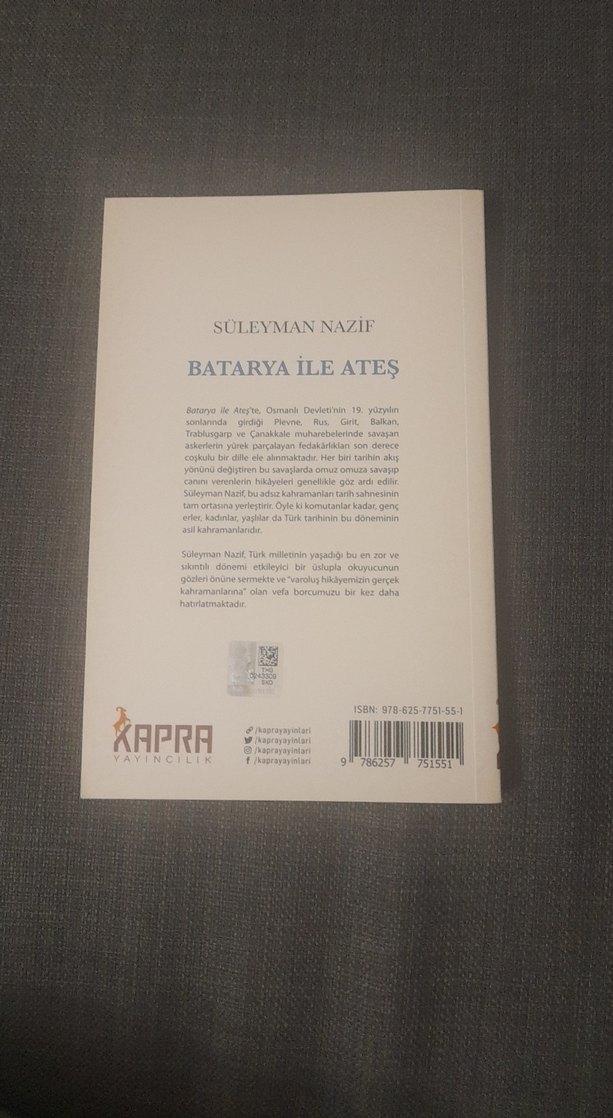 Batarya ile Ateş - Süleyman Nazif - Görsel 2