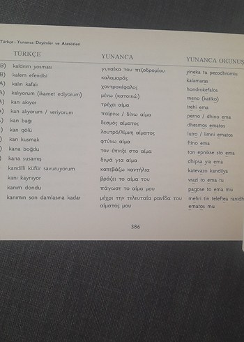 Herkül Millas Türkçe Yunanca Ortak Kelimeler Kitabı - Görsel 18