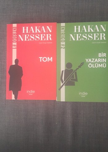 Hakan Nesser 2 Kitap Seti: Tom ve Bir Yazarın Ölümü