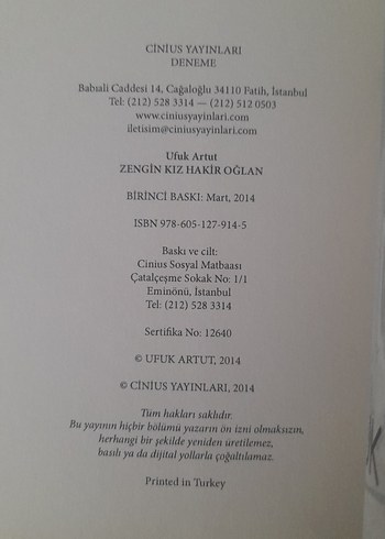 Zengin Kız Hakir Oğlan - Ufuk Artut - Görsel 12