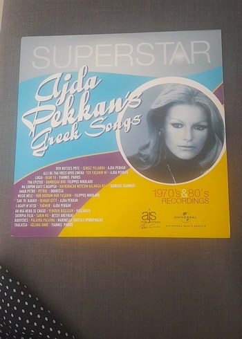 Ajda Pekkan Greek Songs 1970'ler & 80'ler Albümü/PLAK