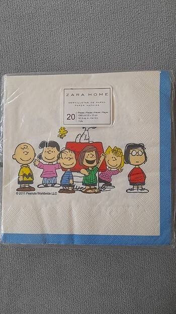 Zara Home Snoppy Kağıt Peçete/Peanuts