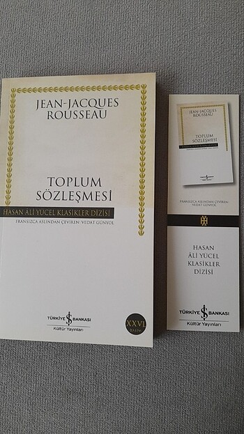 Toplum Sözleşmesi/Jean-Jacques Rousseau/Türkiye İş Bankası Kültü