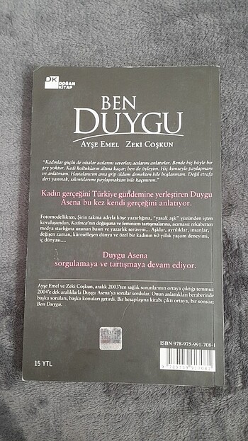  Ben Duygu/Duygu Asena/Doğan Kitap 