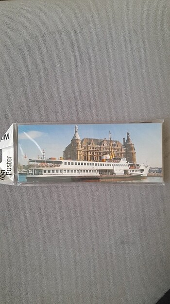 Beden çeşitli Renk 4 adet İstanbul Temalı Mini Poster