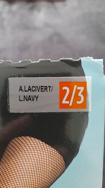 Penti Penti Trendy Lacivert İnce File Külotlu Çorap