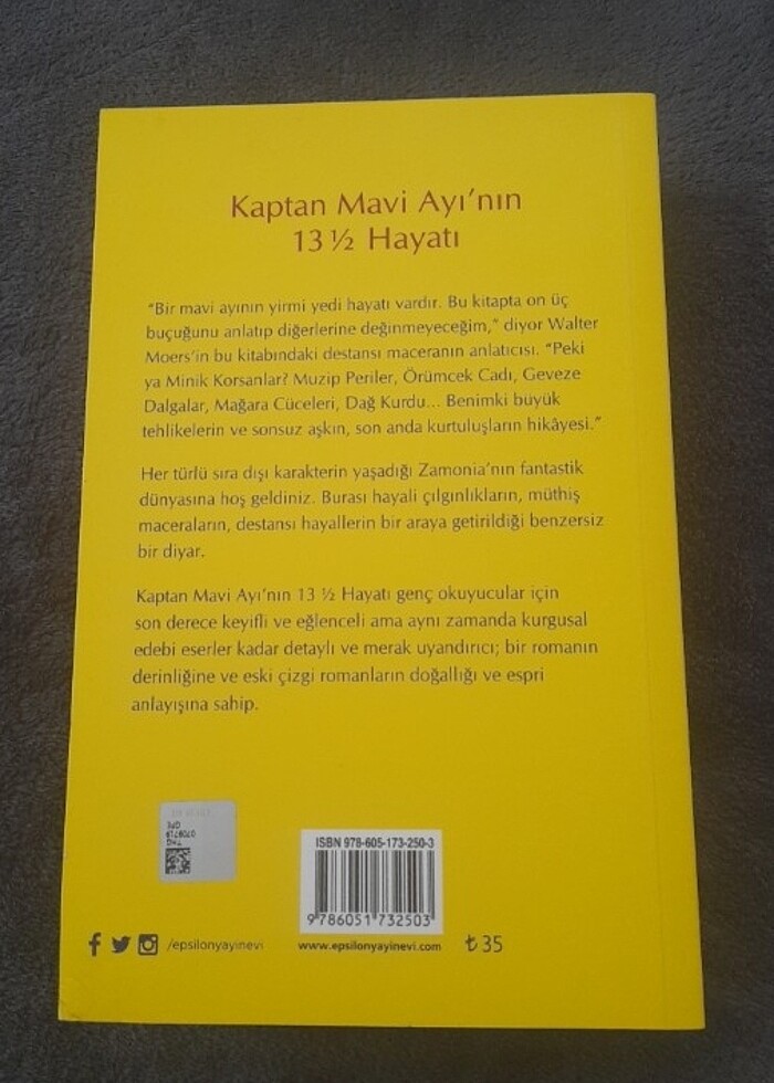 Kaptan Mari Ayı'nın 13 1/2 Hayatı/Epsilon Yayınları/Walter Moers - Görsel 2