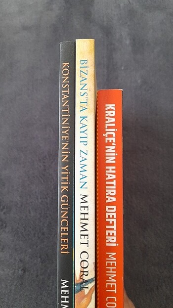  3 adet Mehmet Coral/Doğan Kitap/Konstantiniye'nin Yitik Günceler