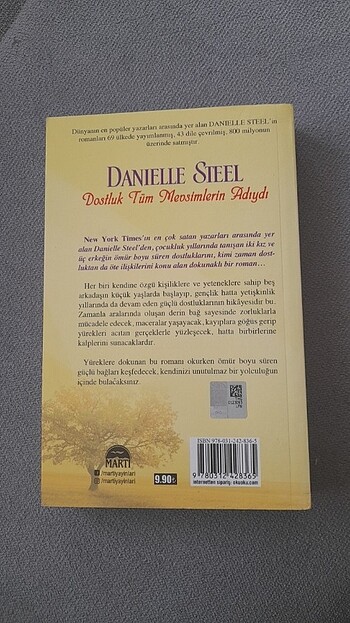  Dostluk Tüm Mevsimlerin Adıydı/Danıelle Steel/Novella Yayınları
