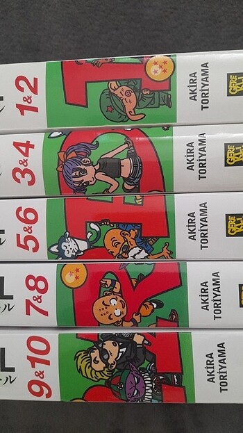 Beden Dragon Ball Serisi/5 adet kitap/Gerekli Şeyler