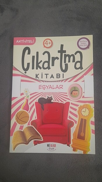 Aktiviteli çıkartma kitabı Eşyalar/Mekika Çocuk Yayınları 