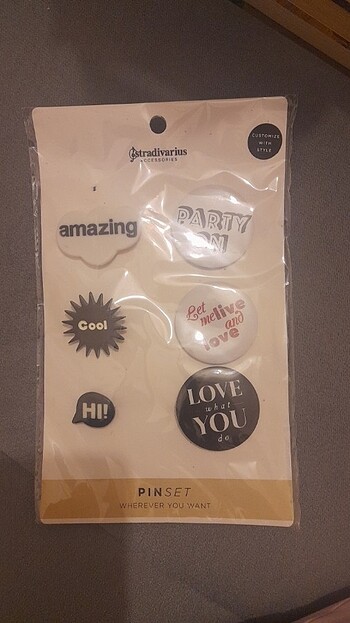 Stradivarius Accessorıes Pın Set/Rozet seti