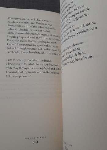 Savaş Şiirleri - Wilfred Owen - Görsel 17