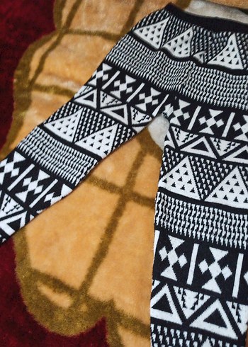 bayan örgü tayt - Görsel 4