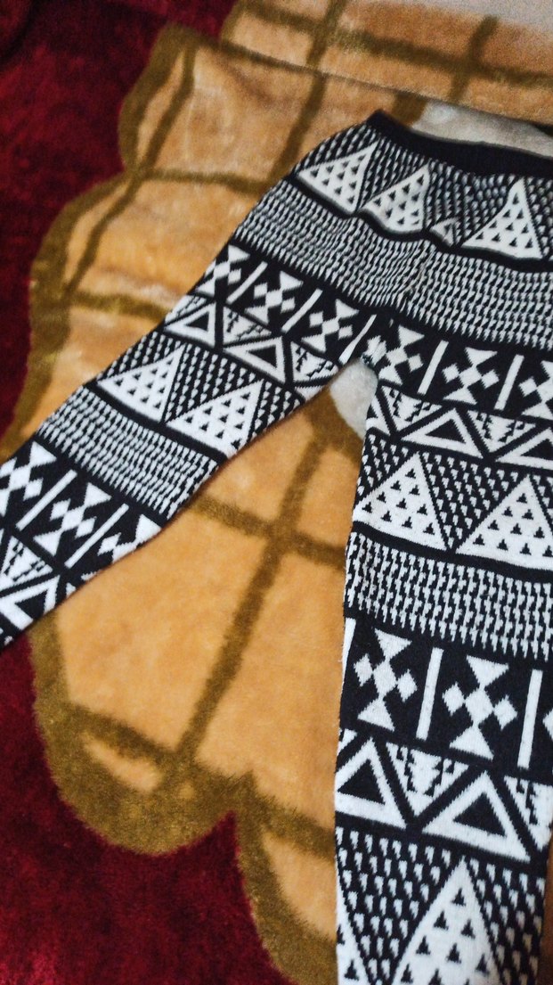 bayan örgü tayt - Görsel 4