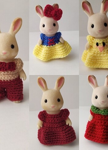 Sylvanian families kıyafet hepsi 