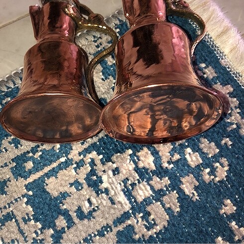 Beden çeşitli Renk Bakır mini sürahi 2 adet