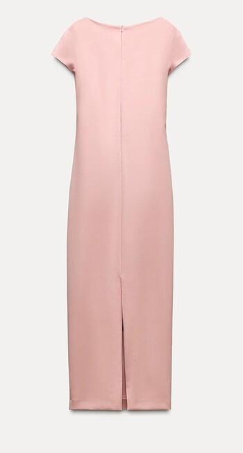 Zara Zara kemerli midi elbise