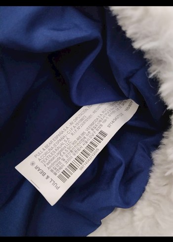 Beyaz Peluş Detaylı Yüksek Yakalı Kadın Sweatshirt - Görsel 7