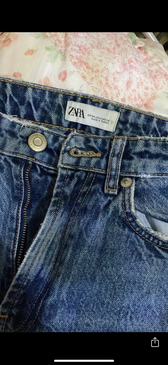 Mavi koyu mavi lacivert wide leg bol paça jean - Görsel 3