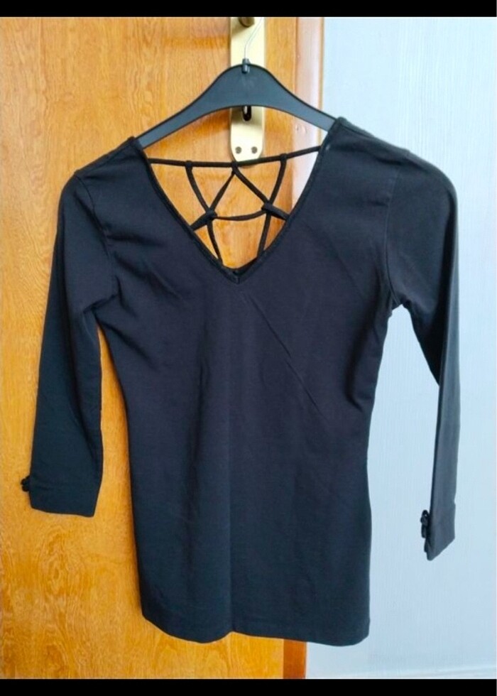 Siyah bluz - Görsel 2