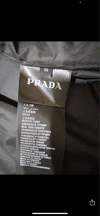 Prada yağmurluk ceket - Görsel 3