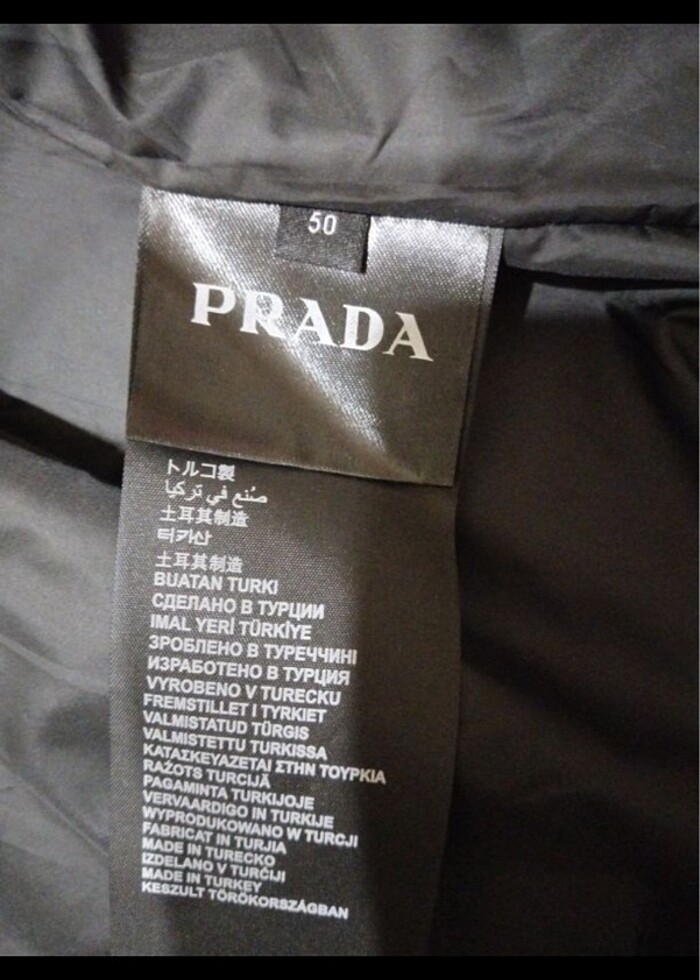 Prada yağmurluk ceket - Görsel 3