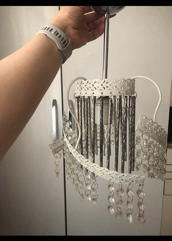 Diğer Beyaz ve Gri Kristal Sarkıt Avize