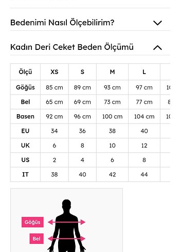 s Beden Siyah Kadın Deri Biker Ceket