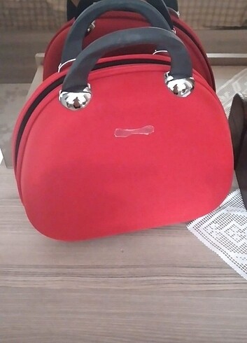  Beden kırmızı Renk Roc Makyaj valizi