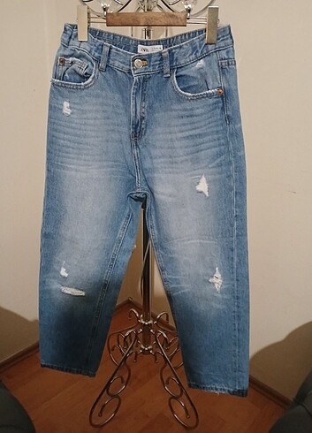 Kız çocuk mom jeans pantalon 