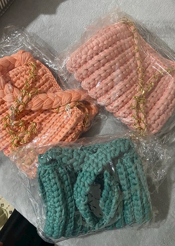 Bohem Örgü Kadın Çanta - Görsel 2