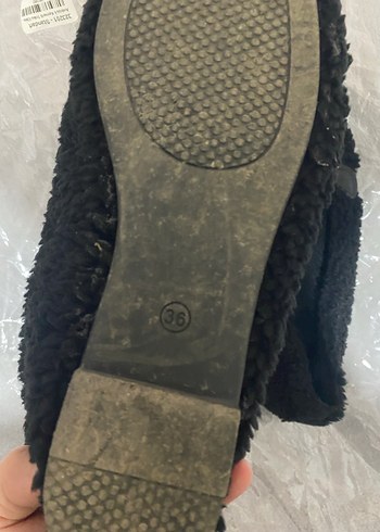 Siyah Kadın Toka Detaylı Rahat Babet - Görsel 2