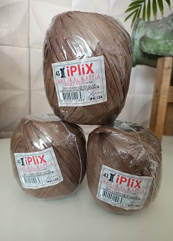 Yerli Yıkanabilir Rafya 50 gram 3 adet