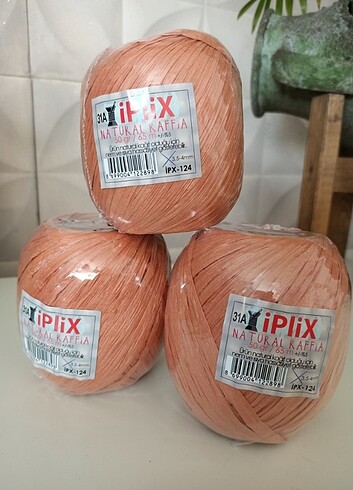 Yerli Yıkanabilir Rafya 50 gram 3 adet