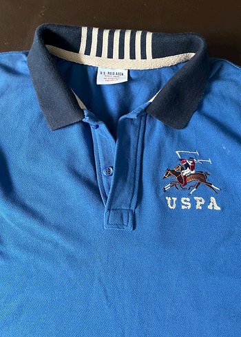 Mavi Uzun Kollu Polo Yaka Sweatshirt etiket 10-11 yaş - Görsel 2