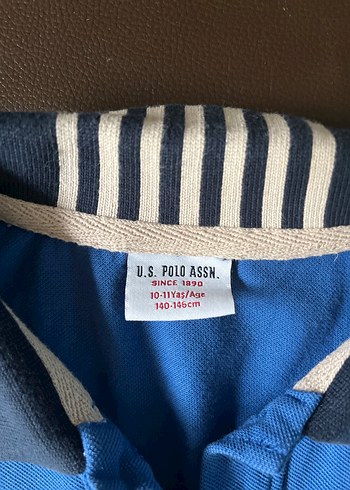 Mavi Uzun Kollu Polo Yaka Sweatshirt etiket 10-11 yaş - Görsel 3