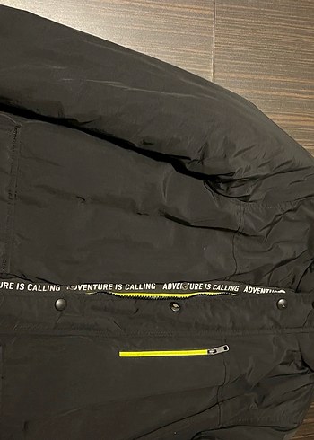 Erkek çocuk Siyah  Mont - Görsel 2